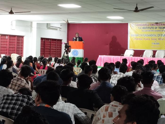 Seminar on Fundamentals of Energy Generation, on 17 Sep 2025